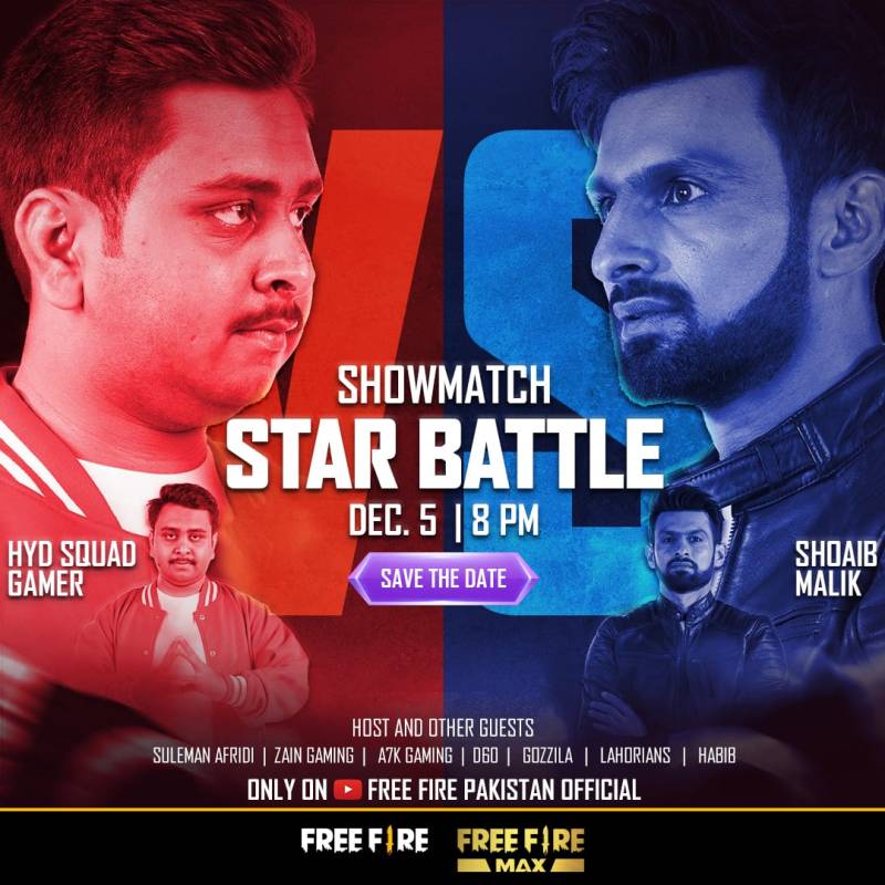 Shoaib Malik X Free Fire: A thrilling Star Battle is coming up!
