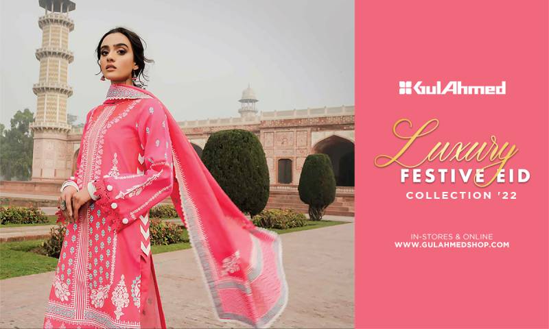 GulAhmed Luxury Festive Eid Collection is all you want to make a statement about this Eid.